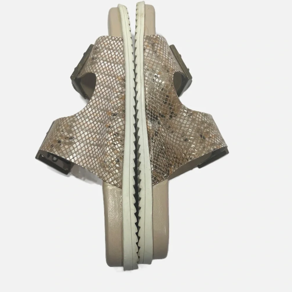 Naughty Monkey Reptile Print Hey Pony Brown TanSandals Womens size 8,5 - Picture 12 of 12